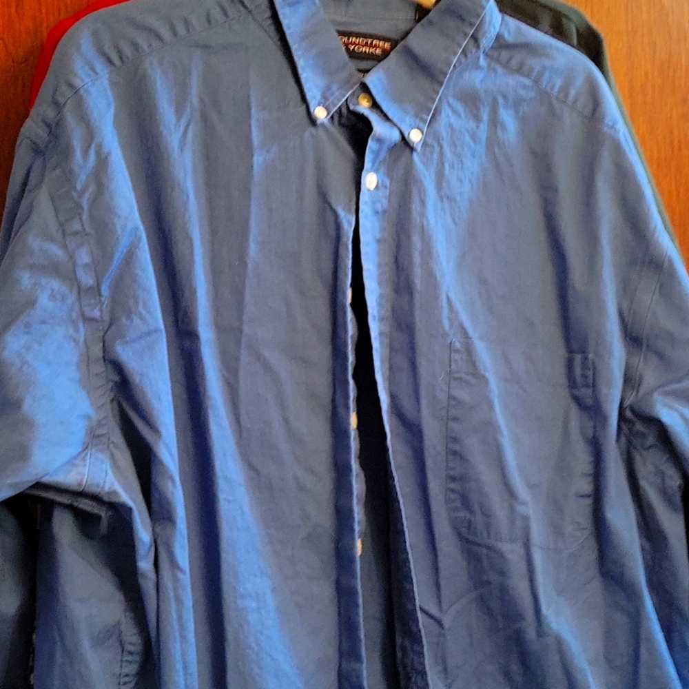 Big man's dress shirt